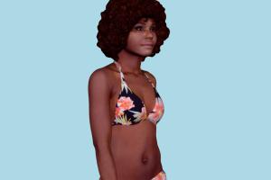 Sydney Posed Swimwear Swimwear, Swimwear-bundle, posed, girl, female, woman, summer, beach, scanned, people, renderpeople